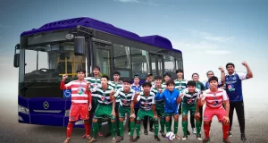 TSB มอบรถสานฝันคันใหม่ EV Bus มูลค่า 4.5 ล้าน ให้ ‘หมอนทองวิทยา’