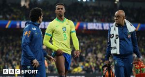 กาเบรียลบาดเจ็บ: กองหลังอาร์เซนอลจะพลาดเกมบราซิลเนื่องจากอาการบาดเจ็บที่ต้นขา