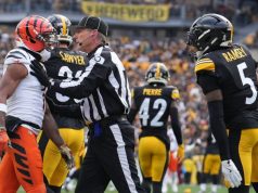 จามาร์ เชส ผู้รับของเบงกอลส์ ถูก NFL สั่งแบน 1 เกม ฐานถ่มน้ำลายใส่จาเลน แรมซีย์ของสตีลเลอร์ส