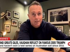 ไจลส์และวอห์นผู้ยิ่งใหญ่ของอังกฤษสะท้อนถึงชัยชนะอันโด่งดังของ Ashes ในปี 2005