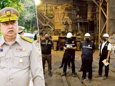 รองนายกฯ สุชาติ สั่งฉก.มลพิษ ตรวจโรงงานหลอมเหล็กชลบุรี หลังกลิ่น–เขม่าควัน รบกวนชาวบ้าน