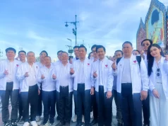 พรรคปวงชนไทย บวงสรวงศาลหลักเมือง เปิดศึกเลือกตั้งปี 2569