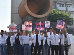 พรรคปวงชนไทย สมุทรปราการ กราบพระสมุทรเจดีย์ ชูนโยบายเพิ่มรายได้